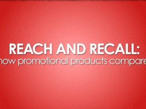 Reach & Recall—How Promotional Products Compare