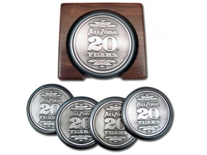 Arizona Iced Tea 20 Year Anniversary Coasters