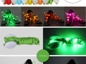 Flash Led Shoelaces Are All the Rave!