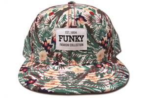 Funky Floral Snapback Hat