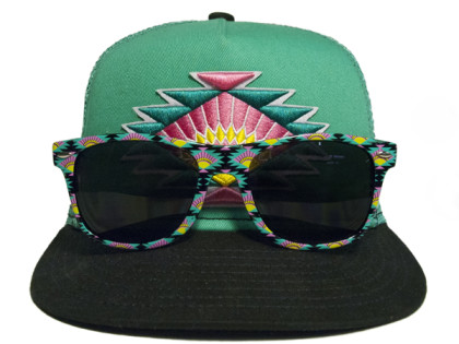 Arizona Iced Tea Vintage Split Sun Sunglasses and Snapback