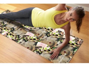 Full color yoga mat