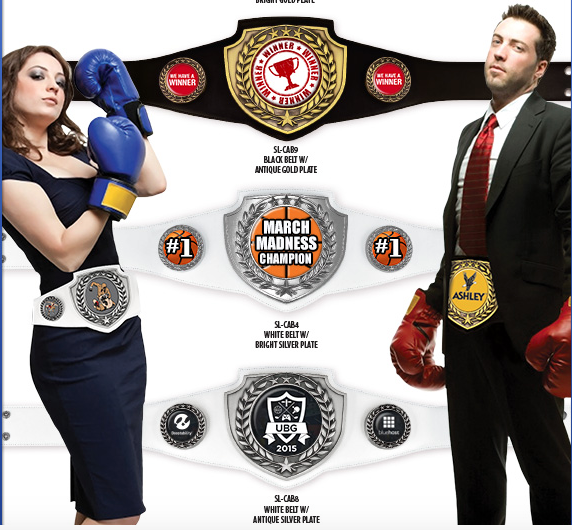 Custom Championship Award Belts