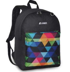 Block patterned Everest backpack