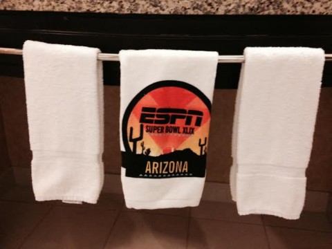 Custom Super Bowl Towel