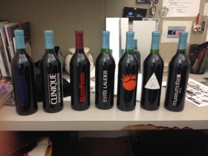 Name Brand Wines with Custom Etching!