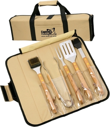 Bamboo Grill Set