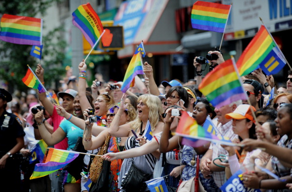 Swag at the gay parade in NYC