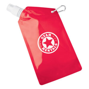 Collapsible Red Water Bag