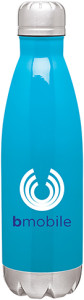 Neon Blue Water Bottle