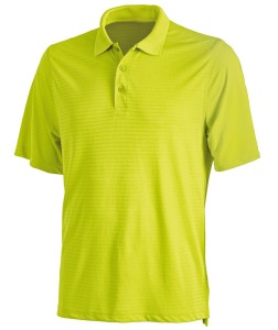 Men's Yellow Shadow Stripe Polo