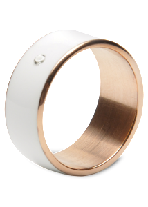 NFC Ring in white and gold