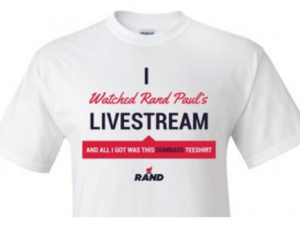 Rand Paul: an asset to the promotional t-shirt field!