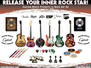 Release Your Inner Rockstar: custom music products!