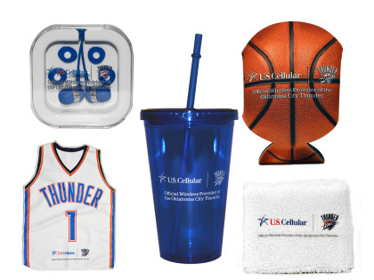 US Cellular + OKC Thunder Promo Merch