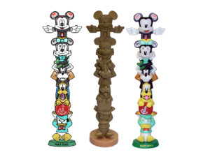 Disney Cruise Ship Character Totem Pole