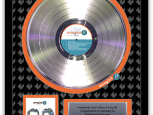 Make Your Next Award a Platinum Record