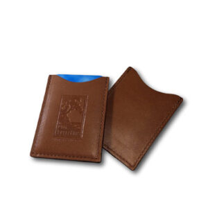 leather key card holder