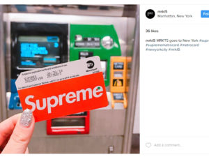 “Supreme”-branded MetroCards Taking Over NYC