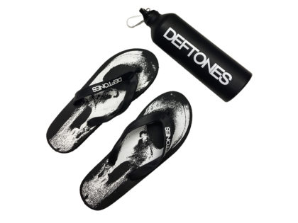 Deftones Flip-Flops & Water Bottle