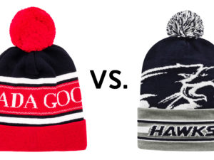 Real vs. Steal: Wool Pom Beanies