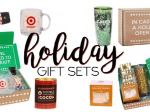 Holiday Gift Sets with Trendy Packaging