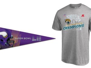 A Look at the Leftover Jaguars, Vikings Championship Gear (& Where It Could End Up)