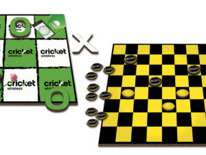 Full Color Tic Tac Toe & Checker Boards