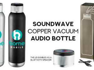 The Soundwave Copper Vacuum Audio Bottle