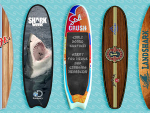 Fully Custom Surfboards – Add a Chalkboard or Dry Erase Surface!