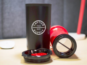 Custom Coffee Press Tumbler – French Press Coffee On-The-Go!