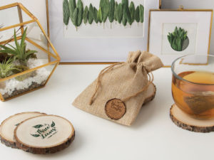 Natural Wood Coaster Sets