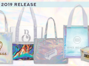 *EARLY 2019 RELEASE* Iridescent Totes & Pouches