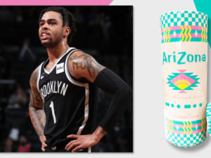 D’Angelo Russell reportedly cited at airport after police found marijuana hidden in container that was made to look like an Arizona Iced Tea can, per USA TODAY – An Arizona Iced Tea Stash Can #CreatedByCaptiv8