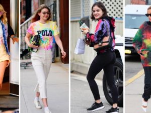 Celebrities Turn Up The Heat In Tie Dye