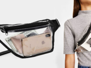 #TrendingNow: Clear Fanny Packs