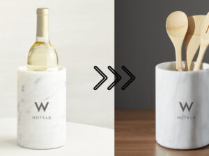 #25DaysOfGifting: Day 17 – White Marble Wine Chiller & Utensil Holder